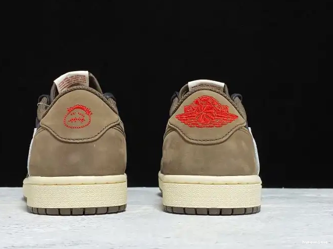 HYPE x Air OG Travis Low Mocha SP Jordan Scott 1 Dark CQ4277-001 0623